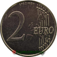 2 Euro specimen Birmingham monometallique FR