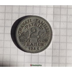 2 Francs 1944 C 1944C BAZOR...
