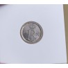 fauté : cliipée rognage, 25 centimes belge 1974 belgique erreur error