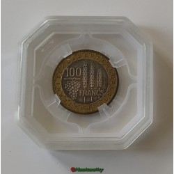 Essai 100 francs grand module, bazor 1950 Bimétallique argent
