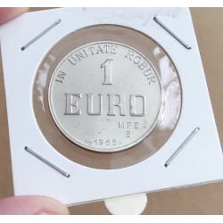 1 EURO argent ITALIE 1965 MFE € B in unitate ROBUR
