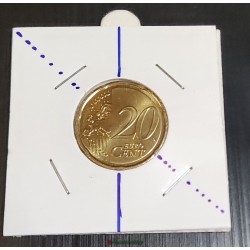 20 cent € désaxée 50° fauté Allemagne 2021D erreur error EURO