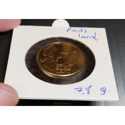 Essai 50 cent euro SPECIMEN poids lourd 7.8g Birmingham mint €