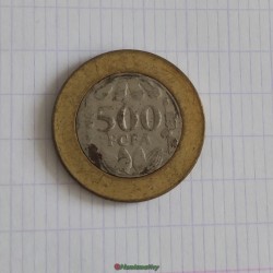 fauté 500 FCFA franc frappe faible erreur error couronne