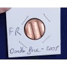 fauté : 2 cent euro FRANCE 2008 hybride double face difformé erreur €