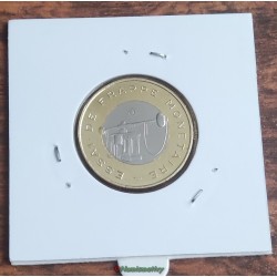 1 EURO essai d'alliage poinçonné J Pessac essai de frappe monétaire