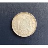 Essai prueba una peseta sur flan en argent SILVER 1975 1980 ESPAGNE