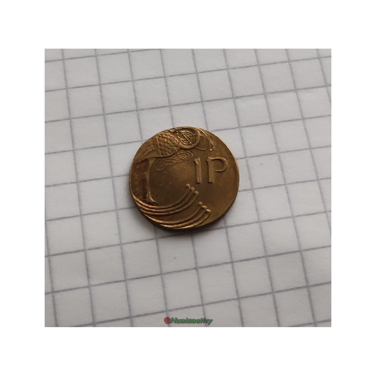 fauté : mauvais flan 1 penny Irlande erreur error