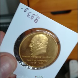 surfrappe fauté essai 5 DM Mark 1969 uniface Allemagne