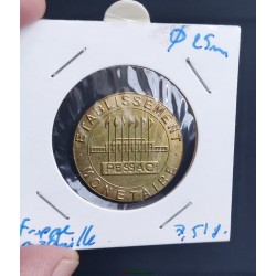 Essai 20 francs Mont Saint Michel petit module monometallique