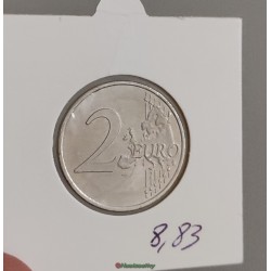 essai fauté 2 euro monometallique Autriche 2010 erreur €