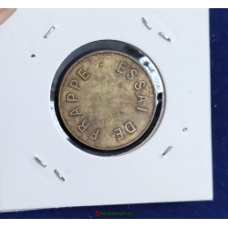 essai 20 centimes de francs essai de frappe monétaire monnaie de Paris