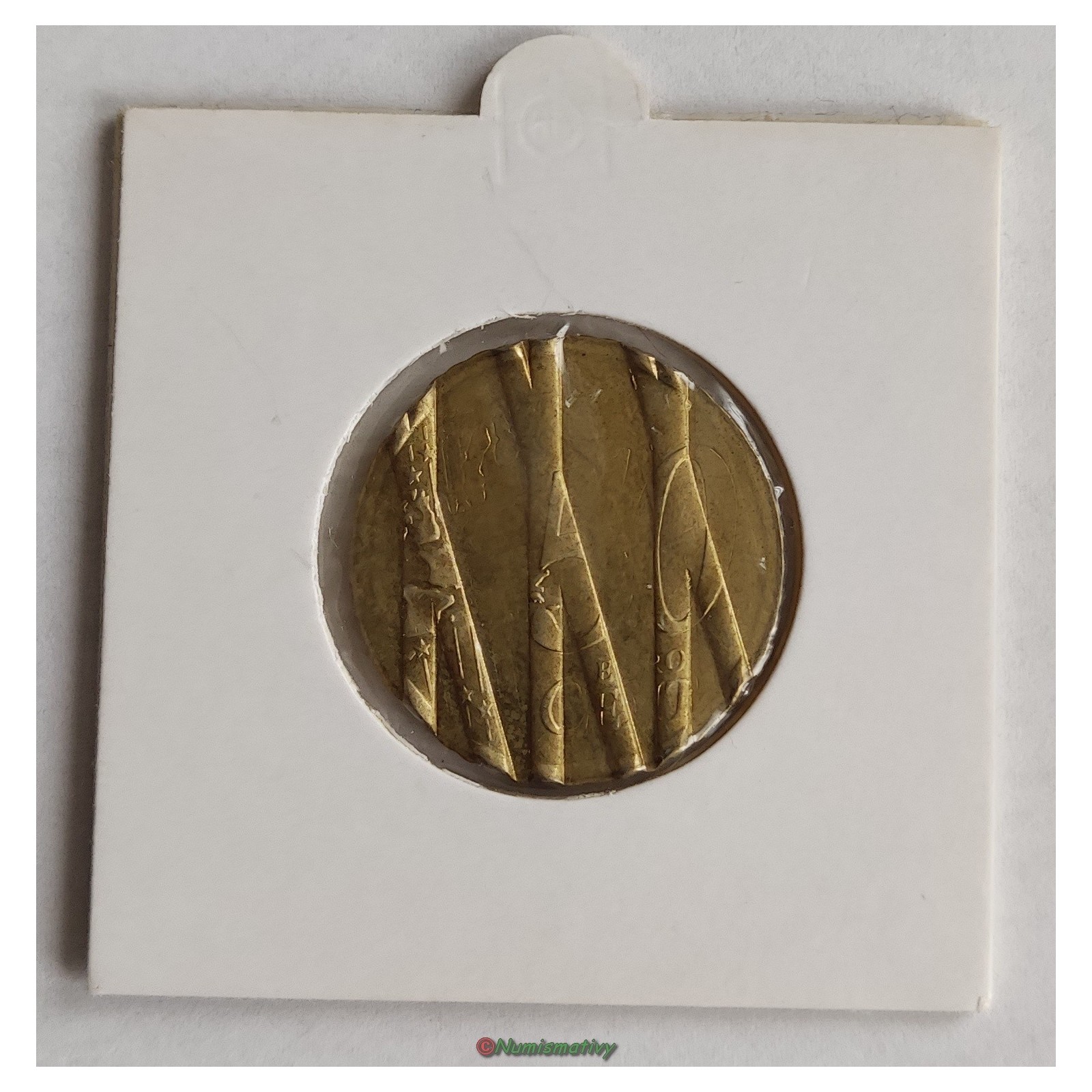 50 cent euro étoiles tournantes € difformée Allemagne 2002 essai