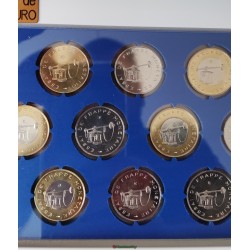 coffret ESSAI € d'alliage poinçonné essai de frappe monétaires 13 pièces EURO Monnaie de Paris