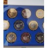 coffret ESSAI € d'alliage poinçonné essai de frappe monétaires 13 pièces EURO Monnaie de Paris