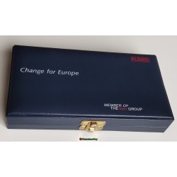 coffret KME coffret de présentation de flan vierge EURO € échantillon commercial