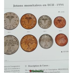 Encyclopédie des monnaies d'état Belge avec ECU : Classeur de la monnaie royale de Belgique (inventaire des monnaies)