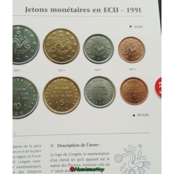 Encyclopédie des monnaies d'état Belge avec ECU : Classeur de la monnaie royale de Belgique (inventaire des monnaies)