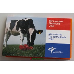 Coffret mini 2001 BU Pays-Bas boitier brillant universel