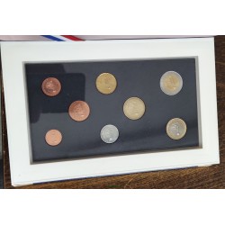 coffret €  essai de frappe monétaires 8 pièces EURO Monnaie de Paris