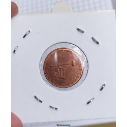 essai 2 cent EURO essai de frappe monétaire €, magnétique, frappe médaille