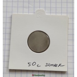 flan vierge 50 centimes 1/2 franc semeuse Roty non frappé