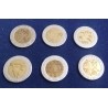 série de 6 pièces de 3€ EURO Slovénie commémorative essai en frappe privée