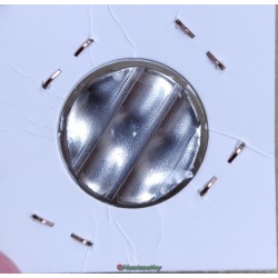 Flan vierge 2 euro tranche ESTONIE non frappé monometallique difformée