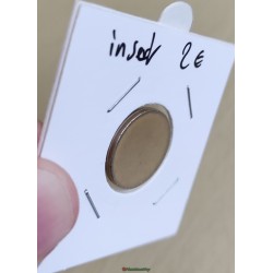 Flan vierge insert de 2 euro non frappé  €