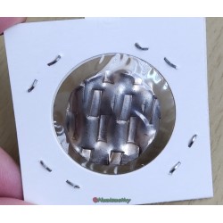 Flan vierge 2 euro non frappé monometallique difformé cordonné €