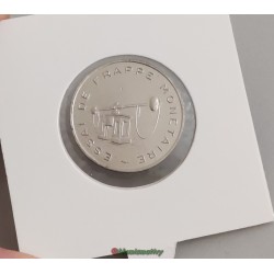 1 EURO essai d'alliage poinçonné K Pessac monométallique