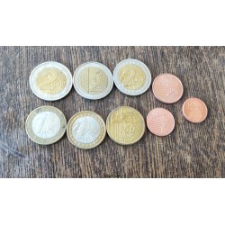 lot 9 pièces EURO pattern trial essai specimen privés