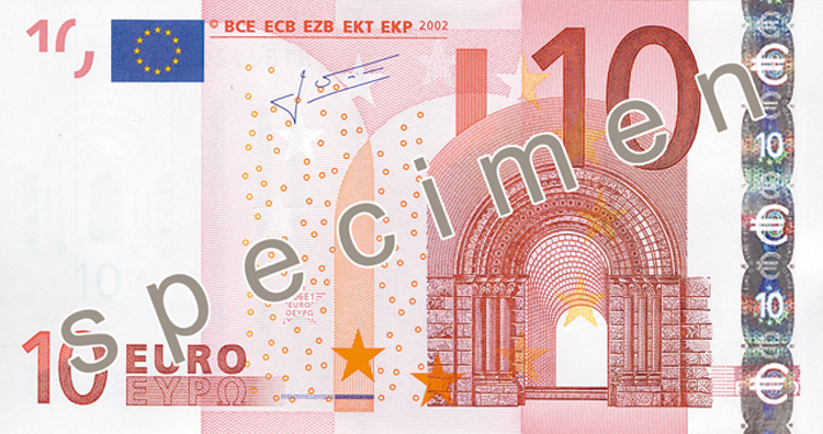 Caractéristiques des euros billets