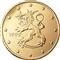 Photo of Finland - 10 cents 2002 (The heraldic lion of Finland)