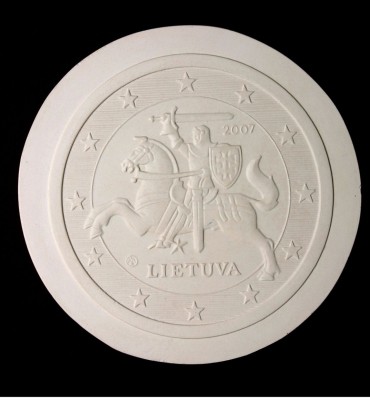 Model of the national side of euro coins, 2004, 1st place, created by Antanas Žukauskas