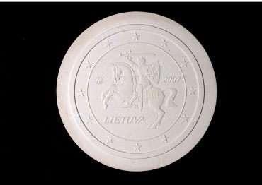 Model of the national side of euro coins, 2004, 2nd place, created by Giedrius Paulauskis