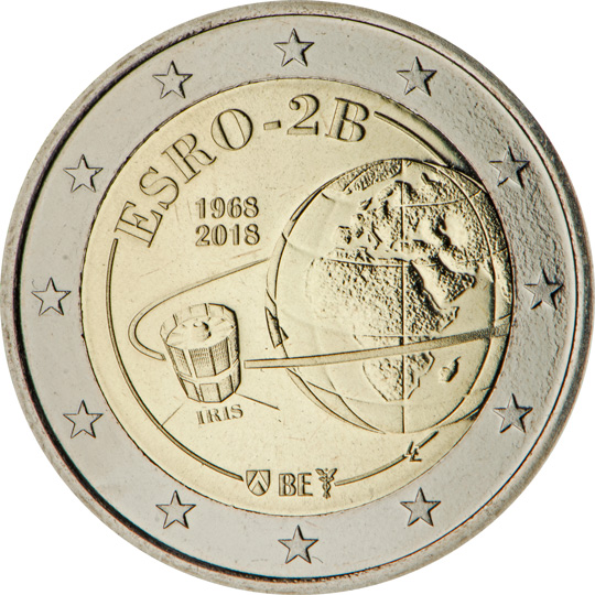 Face commémorative des pièces de 2 euros